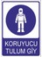 Koruyucu Tulum Giy 25 X 35 Cm Uyarı Levhası 1