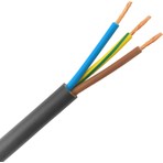 Öznur 3x2,5 Ttr Kablo 30 Metre Siyah Tam Bakır Çok Telli Elektrik Kablosu Güvenilir Kullanım