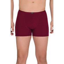 Berrak 4488 5'li Erkek Ince Kemerli Boxer Bordo