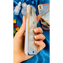 Gritty iPhone x / Xs Uyumlu Lüks Çerçeveli Kamera Taş Detaylı Kılıf
