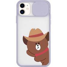 Gritty iPhone 11 Uyumlı Kamera Lens Korumalı Baskı Tasarımlı Telefon Kılıfı