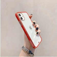 Gritty Apple iPhone 11 Uyumlu Köşe Darbe Korumalı Luxury Olex Şeffaf Telefon Kılıfı