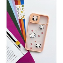 Gritty Apple iPhone 12 Uyumlu Kenar Renkli Kamera Kenar Çıkıntılı Lüx Liva Silikon Telefon Kılıfı