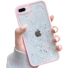 Gritty Apple iPhone 11 Uyumlu Kenarı Renkli Simli Darbe Önleyici Silikon Telefon Kılıfı