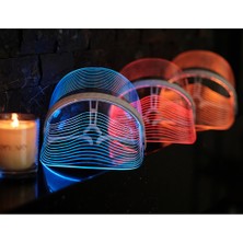 Enove LED Güzellik Maskesi Şeffaf 3 Renkli
