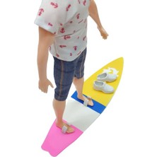 Oydaş Ken Bebek Sörfçü 30 cm Bebek - 02448-BEYAZ