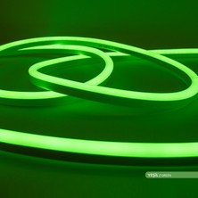 Ack 120 Ledli LED Neon Hortum Yeşil 220V 7.5W 9mm x 16 mm