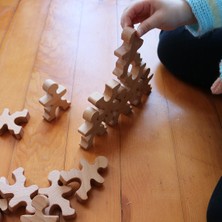 Zoziva Montessori Denge Oyuncağı, Yıldız Denge Seti, Eğitici Ahşap Oyuncak