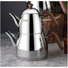 Kahramanlar Antibakteriyel Ortaboy Elmas Bakır Çaydanlık