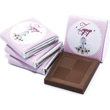 Nin Chocolate Kız Bebek Çikolatası 162 Adet Napoliten Çikolata Pembe Kedi