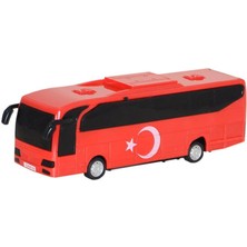 Can-Em Oyuncak CNM35 Türk Bayraklı Sürtmeli Araba 22,5 Cm-Canem Oyuncak