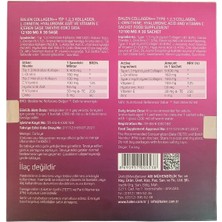Balen Collagen Tip 1,2,3 L-Ornitin Hyaluronik Asit C Vitamini 30 Şase 12100mg X 3 Adet