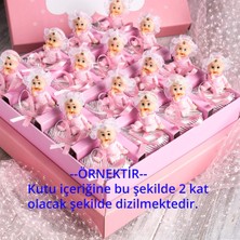 Nin Chocolate Kız Bebek Çikolatası Dekorlu Bebek Çikolatası (50 Adet)