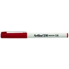 Artline Fineliner Kalem Medium 210 Koyu Kırmızı 0.6 mm