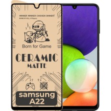 Dexmon Samsung Galaxy A22 Ekran Koruyucu Mat Seramik Nano Ekran Koruyucu