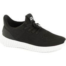 Slazenger ATOMIC Erkek Sneaker Koşu & Yürüyüş Ayakkabısı Siyah / Beyaz