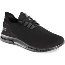 Slazenger ABENA I Erkek Sneaker Koşu & Yürüyüş Ayakkabısı Siyah / Koyu Gri