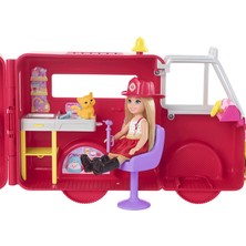 Barbie  Itfaiye Aracı Oyun Seti