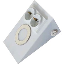 Ack AH11-00230 Ledli Prizli Tezgah Altı Armatür Beyaz Kasa 6500K Beyaz