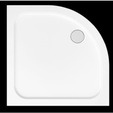 Özel Duş Özelduş 100*100 cm Oval Flat Duş Teknesi H 6,5 Cm...