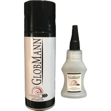 Globmann Hızlı Yapıştırıcı 100ML+25GR Mdf Sunta Plastik Japon Yapıştırıcı