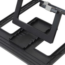 Laptop Macbook Stand Telefon Standlı Ayarlanabilir Kademeli Stand Siyah