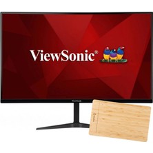 Viewsonic VX2719-PC-MHD 27" 240Hz 1ms (HDMI+DP) Freesync Curved Full HD LED Monitör + Woodpad 10 Grafik Tablet