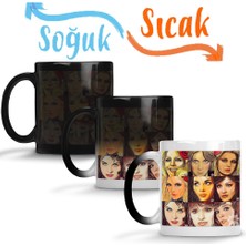 Baskı Dükkanı Yeşilçamın En Güzel Aktrisleri Sihirli Kupa Bardak Porselen