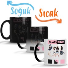 Baskı Dükkanı Blackpink Sihirli Kupa Bardak Porselen