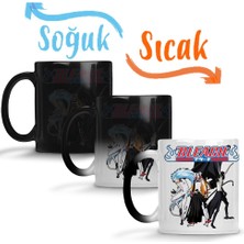 Baskı Dükkanı Anime Bleach Ichigo Ulquiorra Grimmjow Anime Sihirli Kupa Bardak Porselen