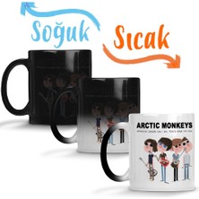 Baskı Dükkanı Arctic Monkeys Sihirli Kupa Bardak Porselen