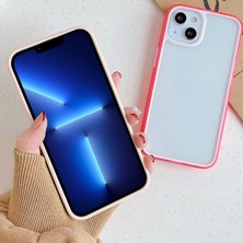 Hello-U Apple iPhone 13 6.1 Inç Pu Akrilik Telefon Kılıfı - Pembe (Yurt Dışından)