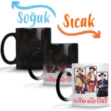 Baskı Dükkanı The Good, Bad And Ugly Sihirli Kupa Bardak Porselen