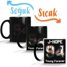 Baskı Dükkanı Bts Young Forever Jhope Sihirli Kupa Bardak Porselen