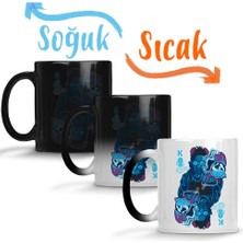 Baskı Dükkanı Breaking Bad King Heisenberg Sihirli Kupa Bardak Porselen