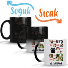 Baskı Dükkanı Bts Bangtan Boys Kpop Sihirli Kupa Bardak Porselen
