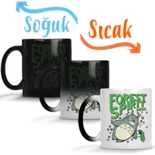 Baskı Dükkanı Forest Spirit Bros Totoro Sihirli Kupa Bardak Porselen