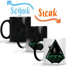 Baskı Dükkanı Arrow Sihirli Kupa Bardak Porselen