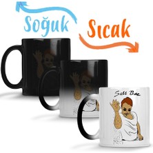 Baskı Dükkanı Nusret Salt Bea Tuz Şov Sihirli Kupa Bardak Porselen