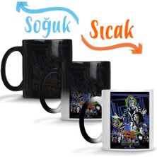 Baskı Dükkanı Beetlejuice Sihirli Kupa Bardak Porselen
