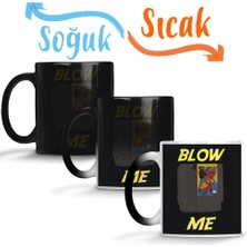 Baskı Dükkanı Anos 80 Video Game Divertidas Sihirli Kupa Bardak Porselen