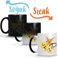 Baskı Dükkanı Raichu Pokemon Go Pikachu Sihirli Kupa Bardak Porselen