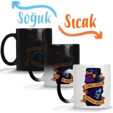 Baskı Dükkanı Thanos O Amante Da Morte Sihirli Kupa Bardak Porselen