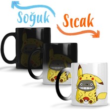 Baskı Dükkanı Pokemon Go Pikachu Raichu Totoro Miyazaki Sihirli Kupa Bardak Porselen