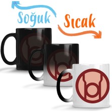 Baskı Dükkanı Red Lantern Sihirli Kupa Bardak Porselen