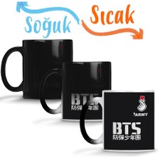 Baskı Dükkanı Bts Army Fan Sihirli Kupa Bardak Porselen