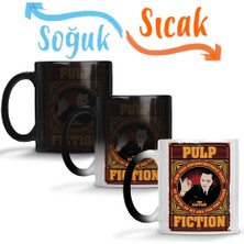 Baskı Dükkanı The Gold Watch Pulp Fiction Sihirli Kupa Bardak Porselen