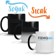 Baskı Dükkanı Fiemglab Sihirli Kupa Bardak Porselen