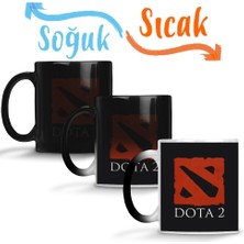 Baskı Dükkanı Logo Dota 2 Sihirli Kupa Bardak Porselen