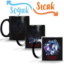 Baskı Dükkanı Stranger Things 3 Sihirli Kupa Bardak Porselen